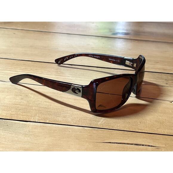 Costa Del Mar Islamorada IL 10 Women's sunglasses.  Tortoise shell print. w case - Picture 2 of 7